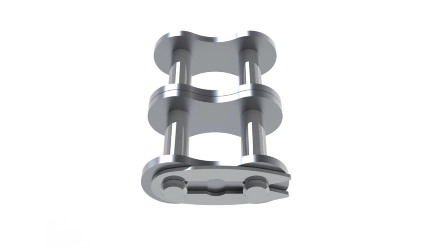 Sedis ALPHA 08B-2 Spring Clip Stainless Steel Roller Chain Link