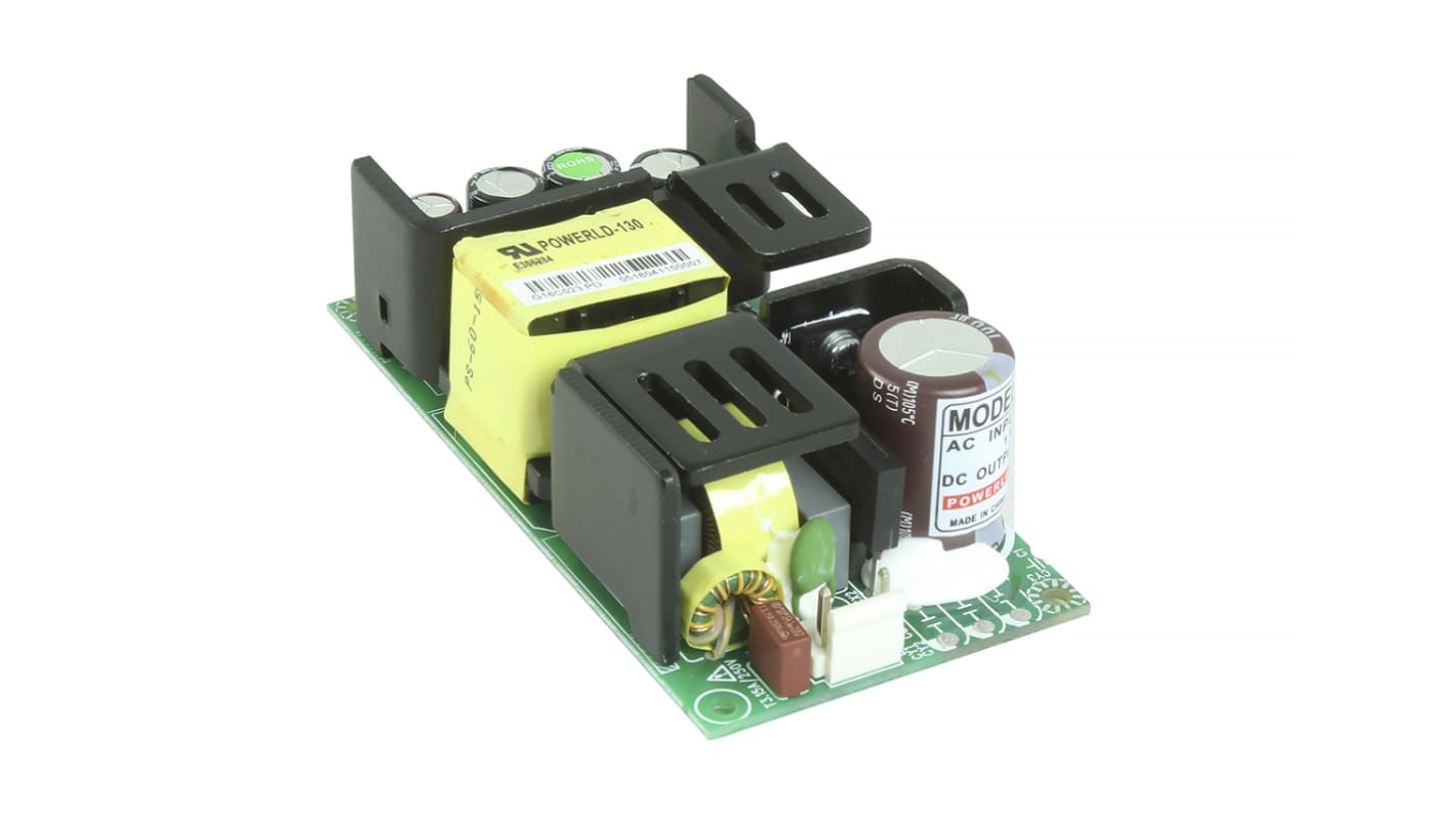 Fuente de alimentación conmutada RS PRO, 12V dc, 4.5A, 54W, 1 salida, Montaje en panel