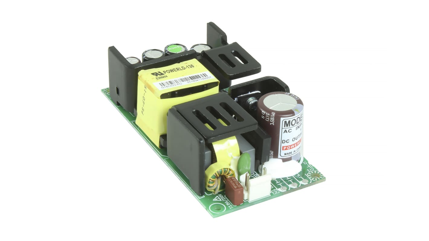 Alimentation à découpage, RS PRO 60W, 1 sortie à 24V c.c. 2.5A