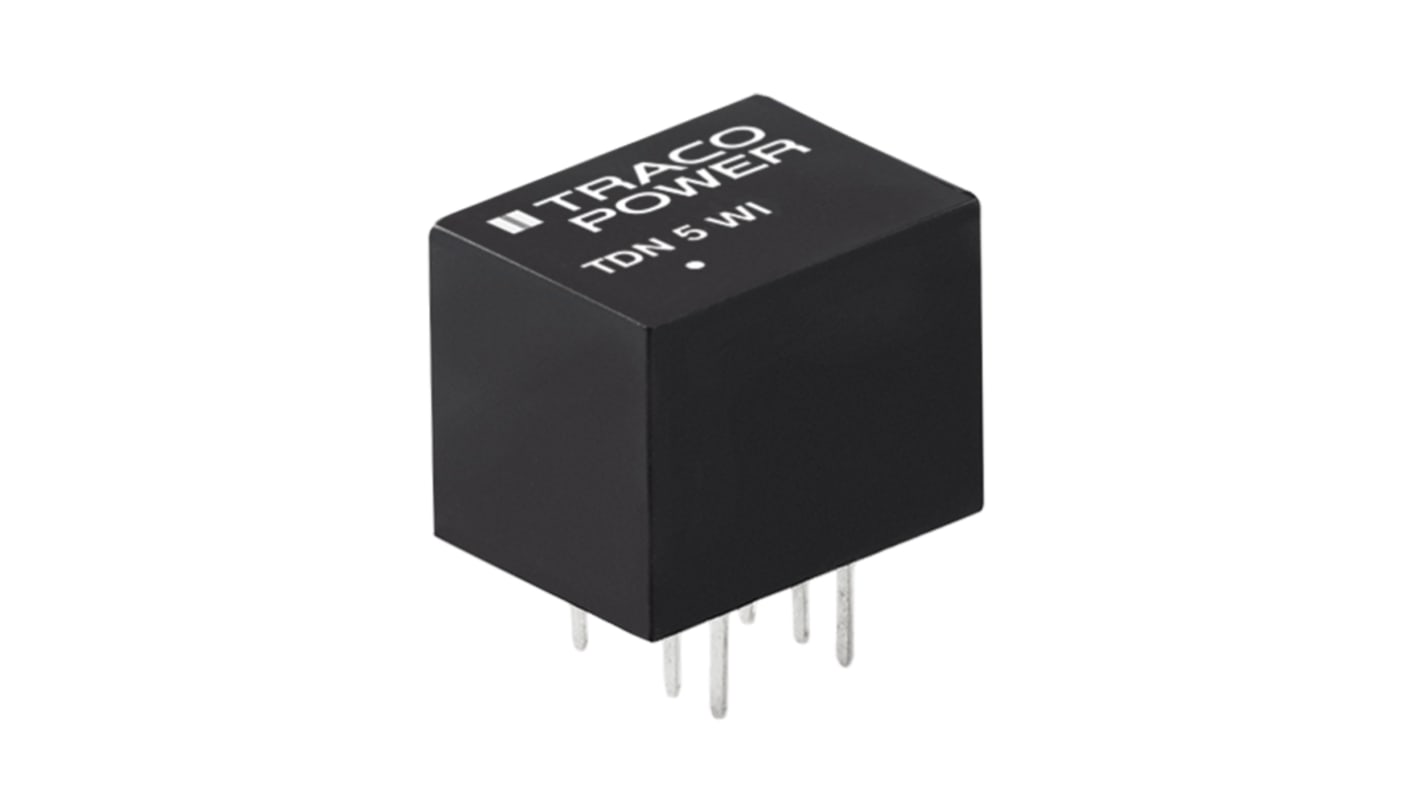 TRACOPOWER TND 5WI DC/DC-Wandler 5W 24 V dc IN, 24V dc OUT / 210mA Durchsteckmontage 1.5kV dc isoliert