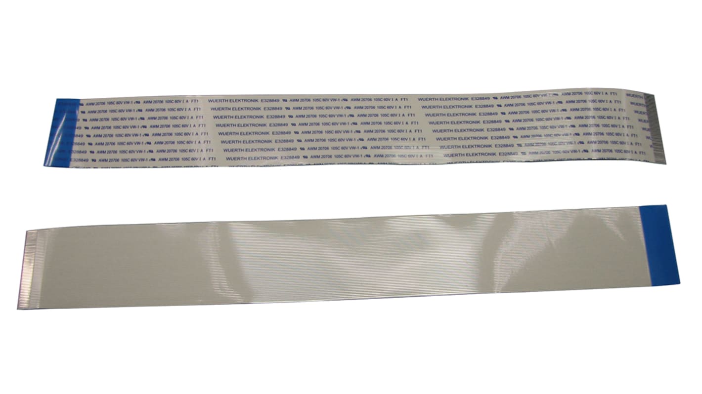 Wurth Elektronik 6877 Series FFC Ribbon Cable, 14-Way, 0.5mm Pitch, 200mm Length