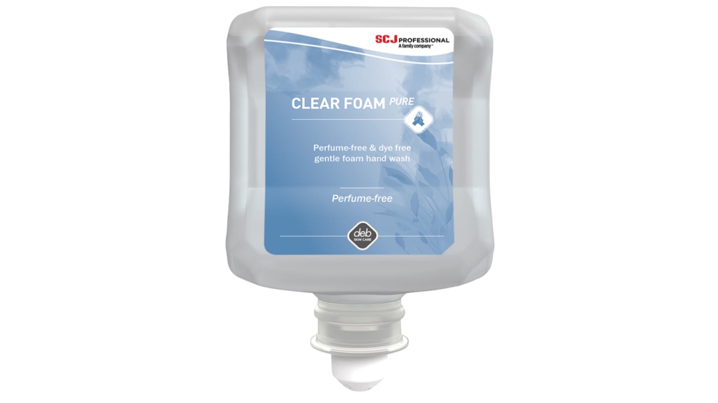 SCJ Professional Unscented Clear FOAM Foaming Hand Cleaner - 1L Cartridge