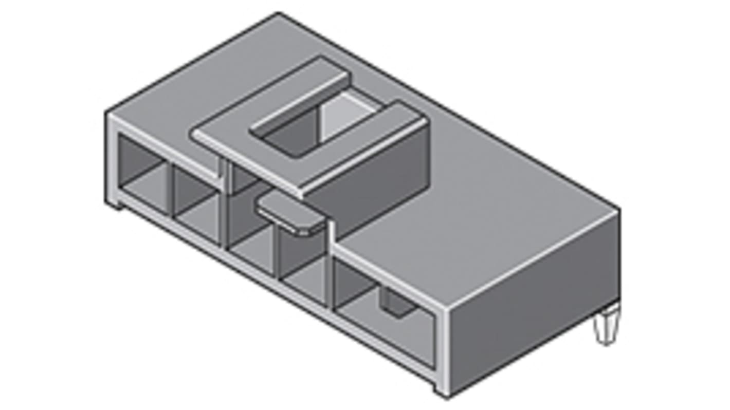 Molex Nano-Fit Series Right Angle Through Hole PCB Header, 6 Contact(s), 2.5mm Pitch, 1 Row(s), Shrouded