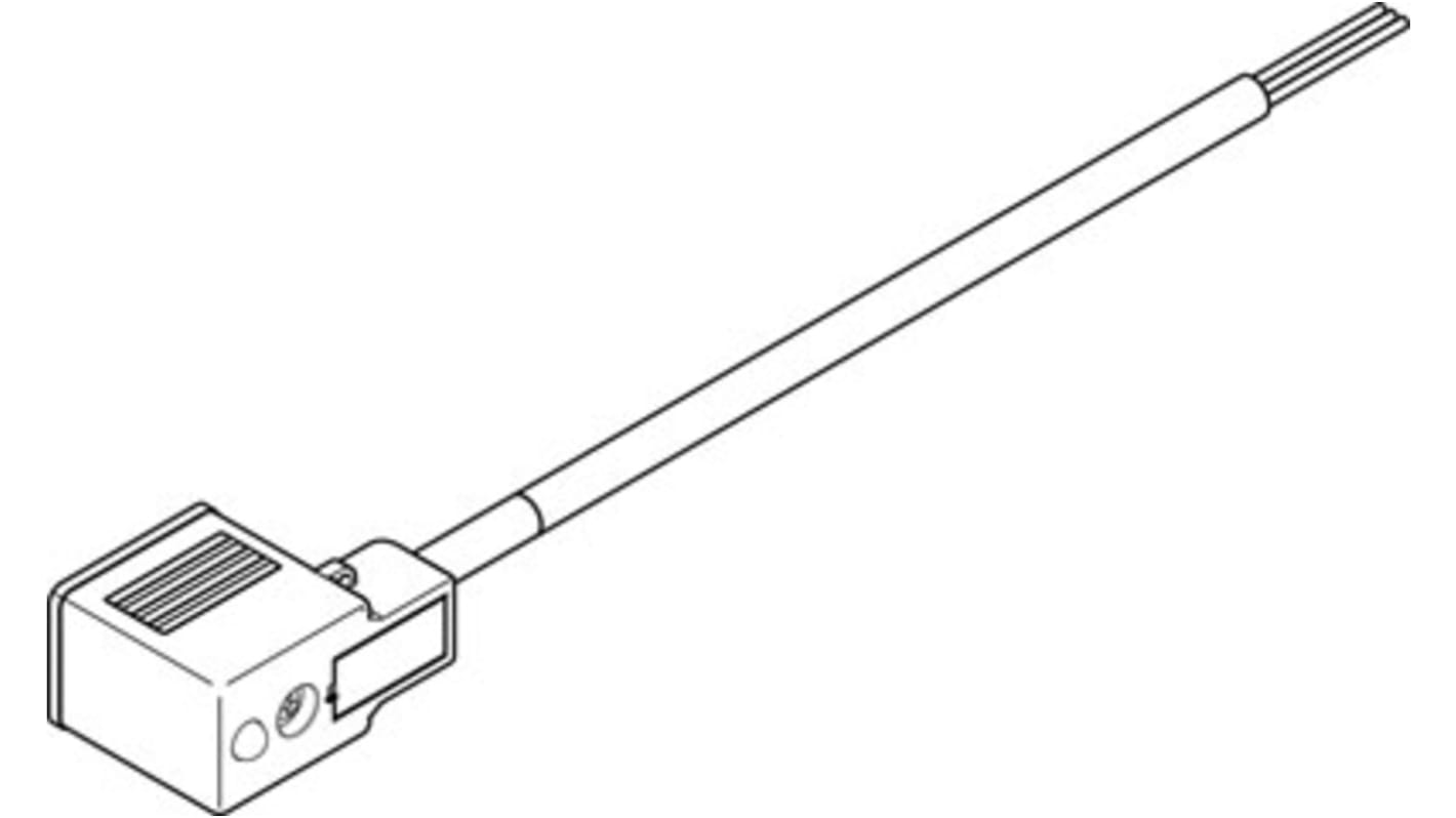 Festo, ケーブル, NEBVシリーズ, NEBV-B2W3-K-0.6-N-LE3