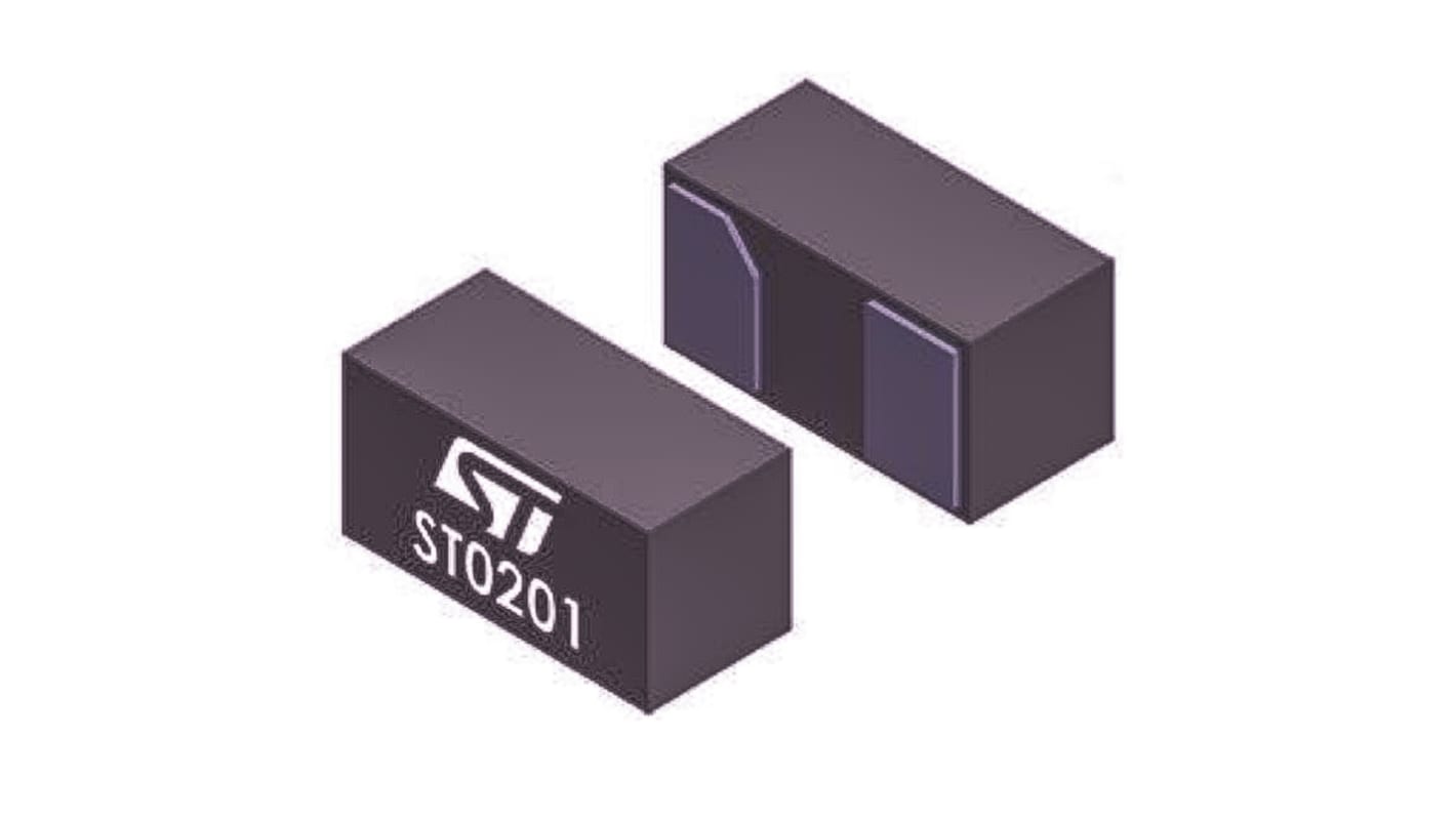 STMicroelectronics ESDZV5-1BF4, Bi-Directional TVS Diode, 70W, 2-Pin 0201