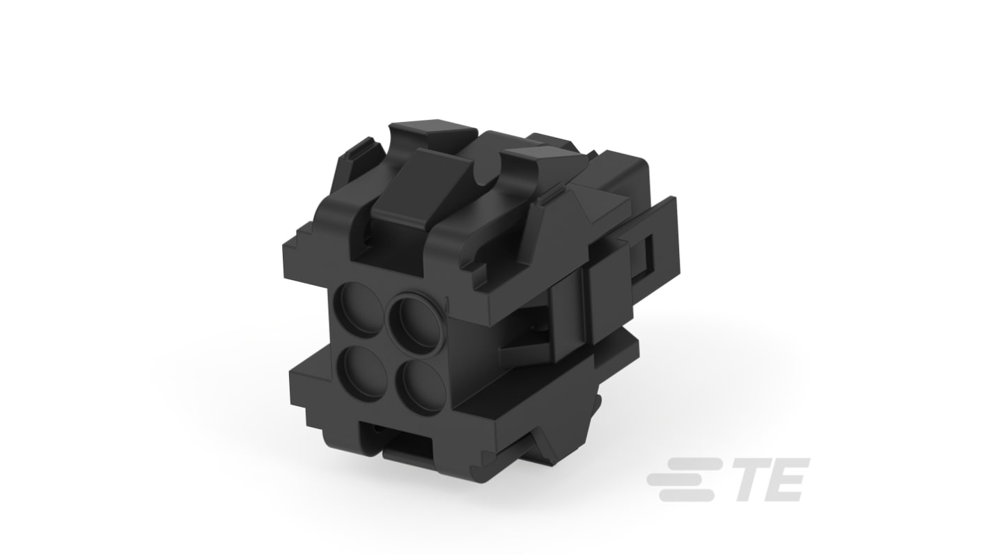 TE Connectivity, Metrimate Male Connector Housing, 5mm Pitch, 4 Way, 2 Row