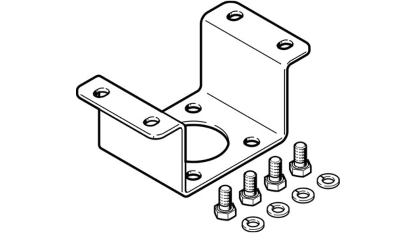 Festo Adapter DARQ Adapter, Érzékelődobozok negyedfordulatú működtetőelemekre szerelése használatához