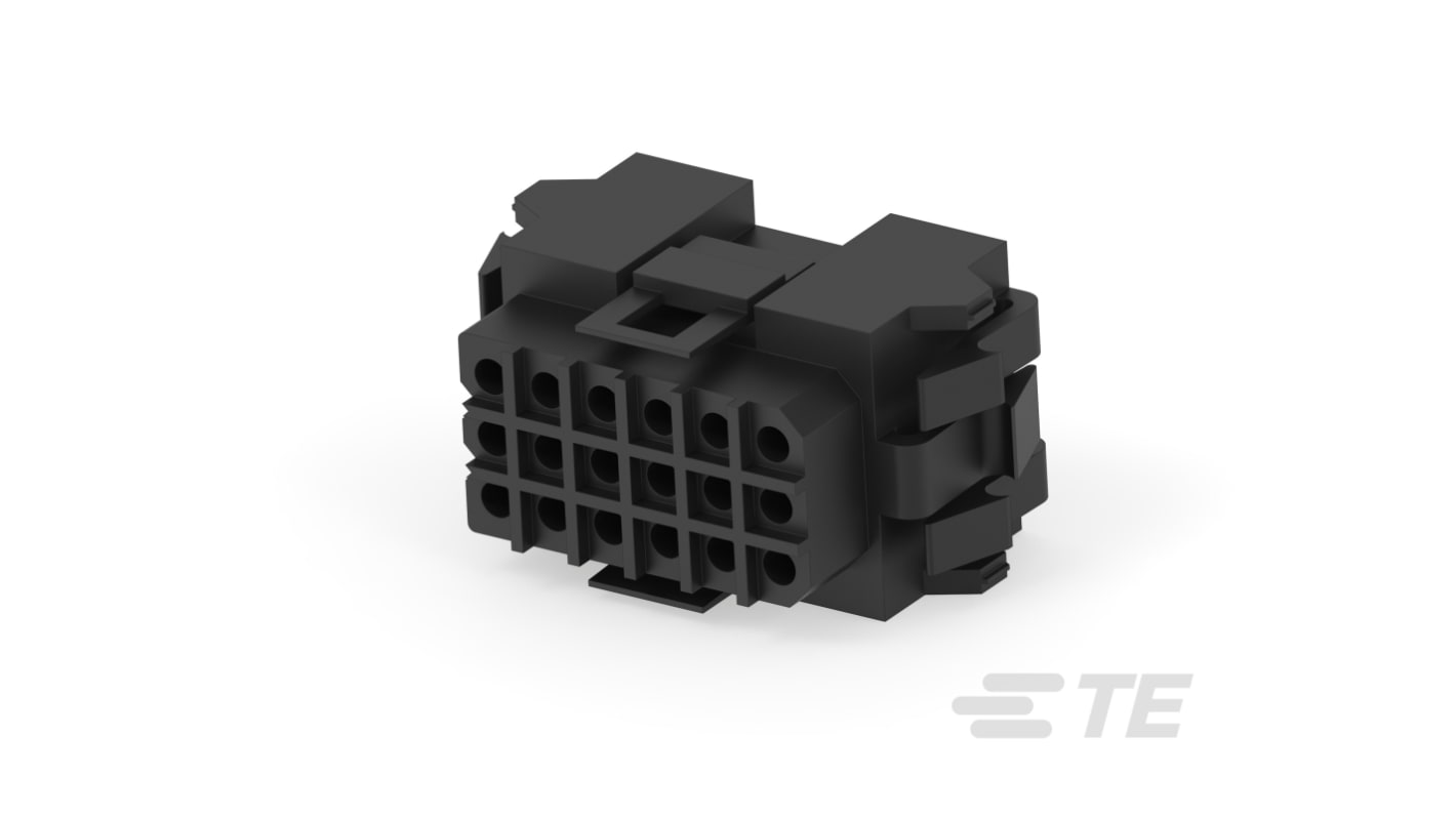 TE Connectivity, Metrimate Male Connector Housing, 5mm Pitch, 18 Way, 6 Row