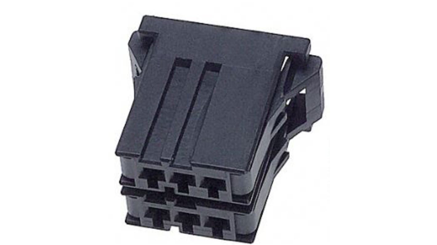 TE Connectivity, Dynamic 3000 Female Connector Housing, 3.81mm Pitch, 6 Way, 2 Row