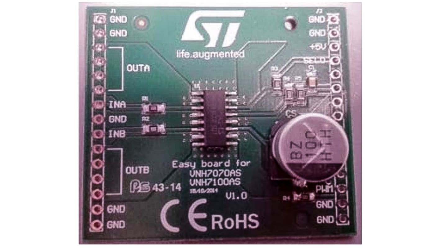 Scheda di valutazione per VNH7100AS H-Bridge VNH7100AS Evaluation Board VNH7070AS, VNH7100AS