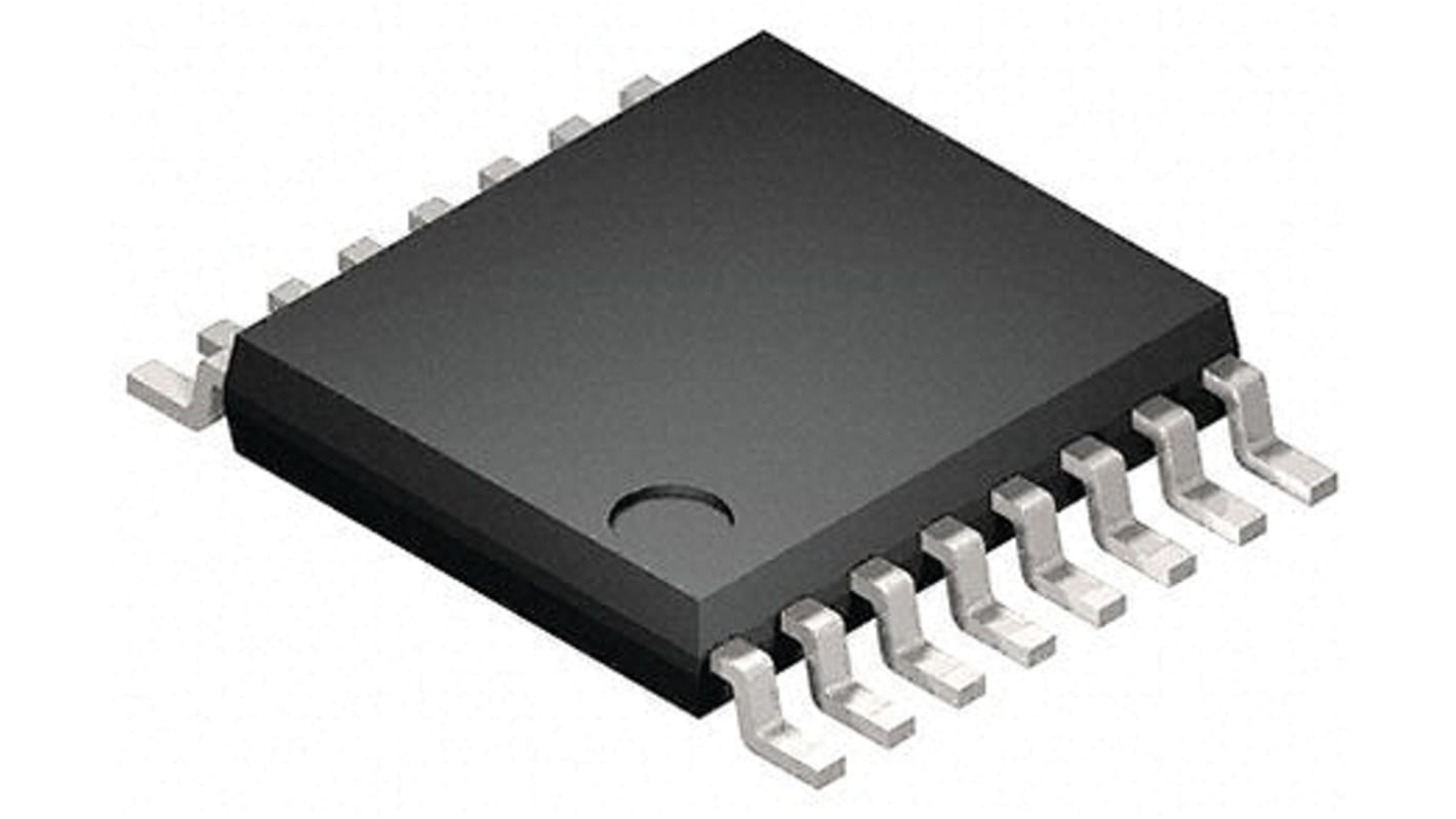 Vishay DG1412EEQ-T1-GE4 Analogue Switch Quad SPST 4.5 to 24 V, 16-Pin TSSOP