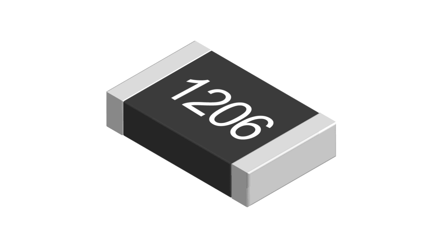 TE Connectivity 100Ω, 1206 (3216M) Thick Film SMD Resistor ±5% 0.5W - CRGH1206J100R