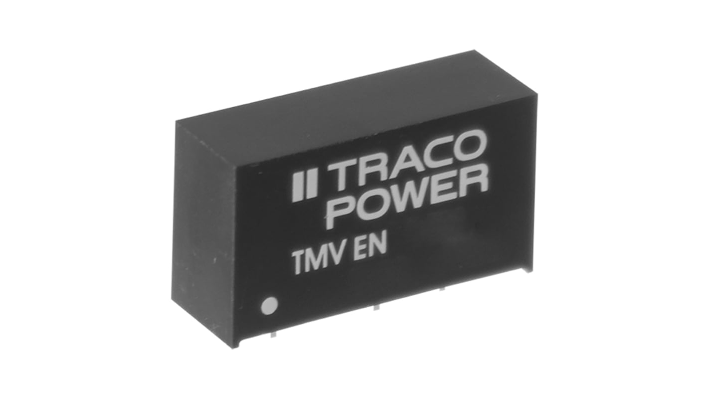 TRACOPOWER DC-DCコンバータ Vout：±12V dc 10.8 → 13.2 V dc, 1W, TMV 1212DEN