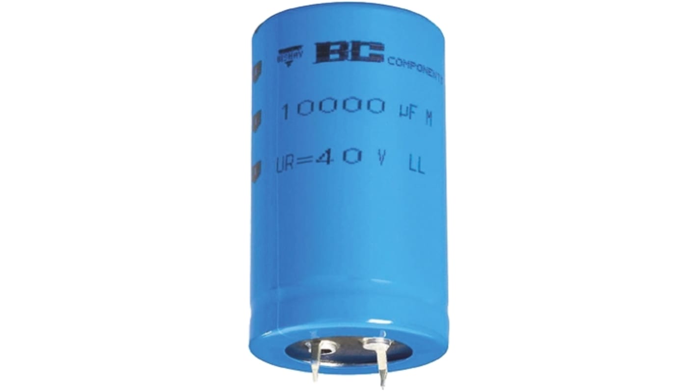 Vishay 10000μF Electrolytic Capacitor 16V dc, Through Hole - MAL205855103E3