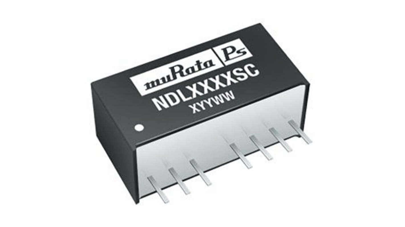 Murata Power Solutions NDL DC-DC Converter, 12V dc/ 167mA Output, 9 → 18 V dc Input, 2W, Through Hole, +85°C Max