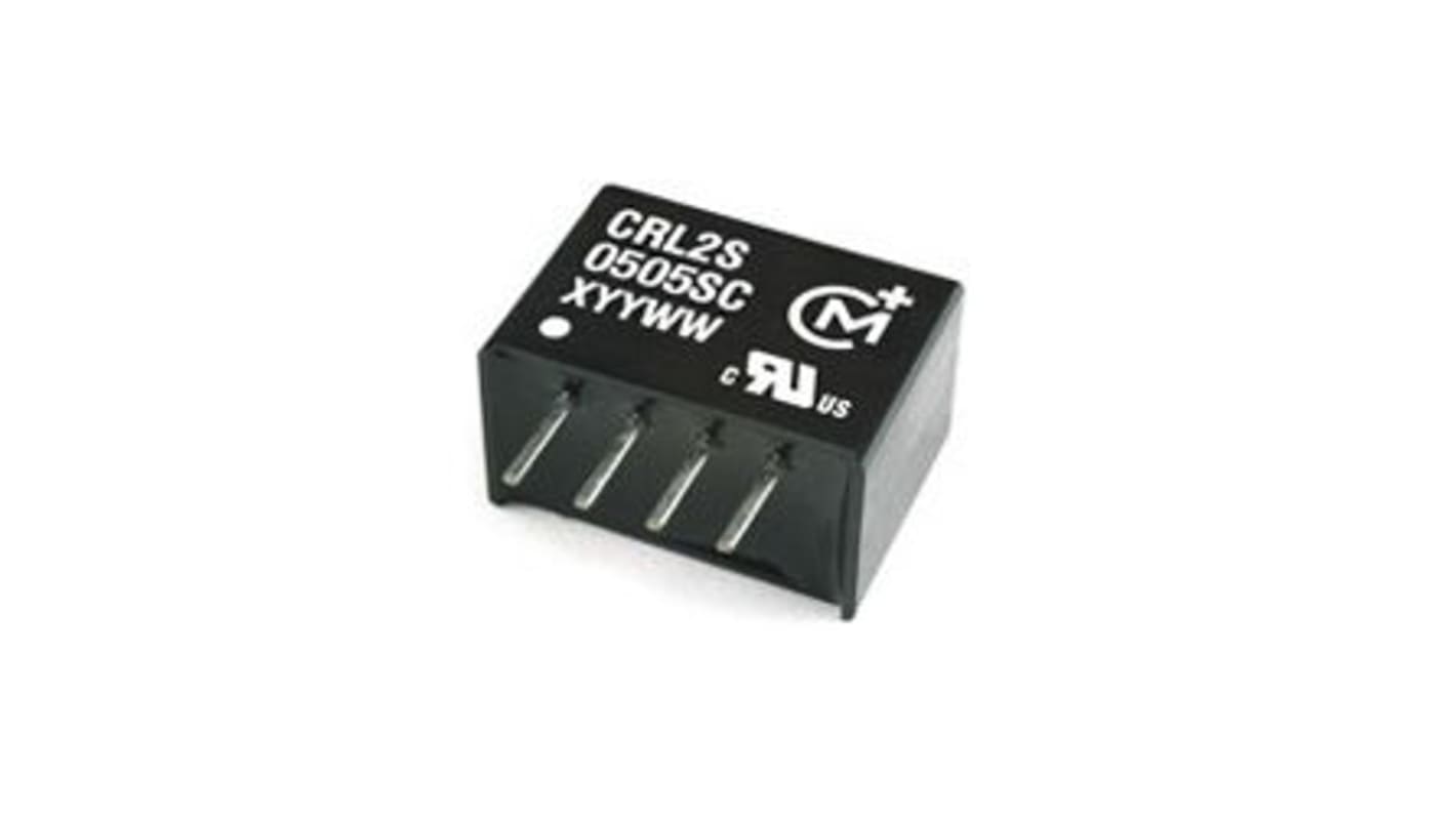 Murata Power Solutions CRL2 DC-DC Converter, 5V dc/ 400mA Output, 10.8 → 13.2 V dc Input, 2W, Through Hole,