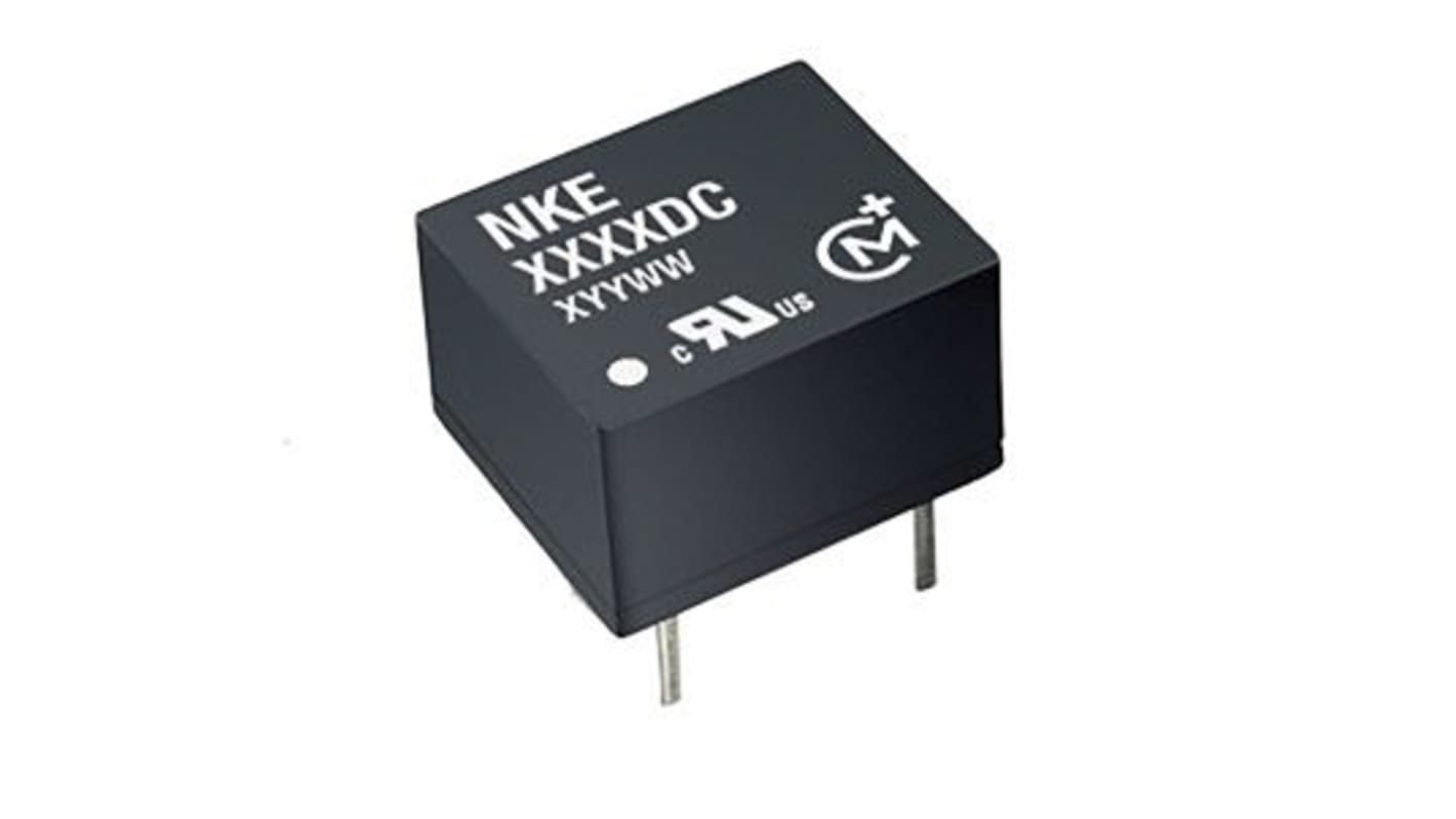 DC-DC převodník 1W, výstup: 3.3V dc 300mA 3kV dc, Vin 4,5 → 5,5 V DC