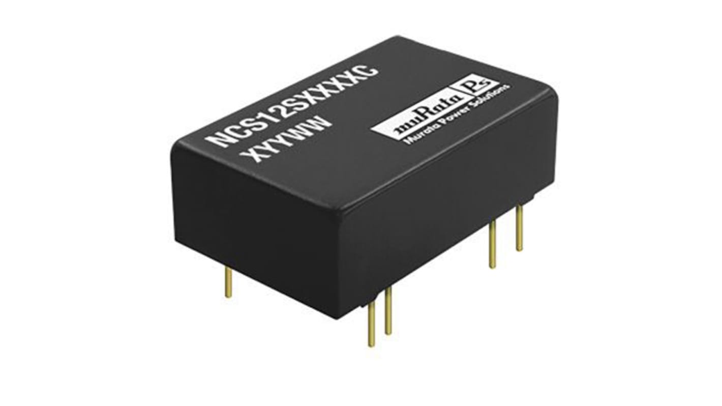 Murata NCS12 DC/DC-Wandler 12W 12 V dc IN, 5V dc OUT / 2.4A Durchsteckmontage 1.5kV dc isoliert