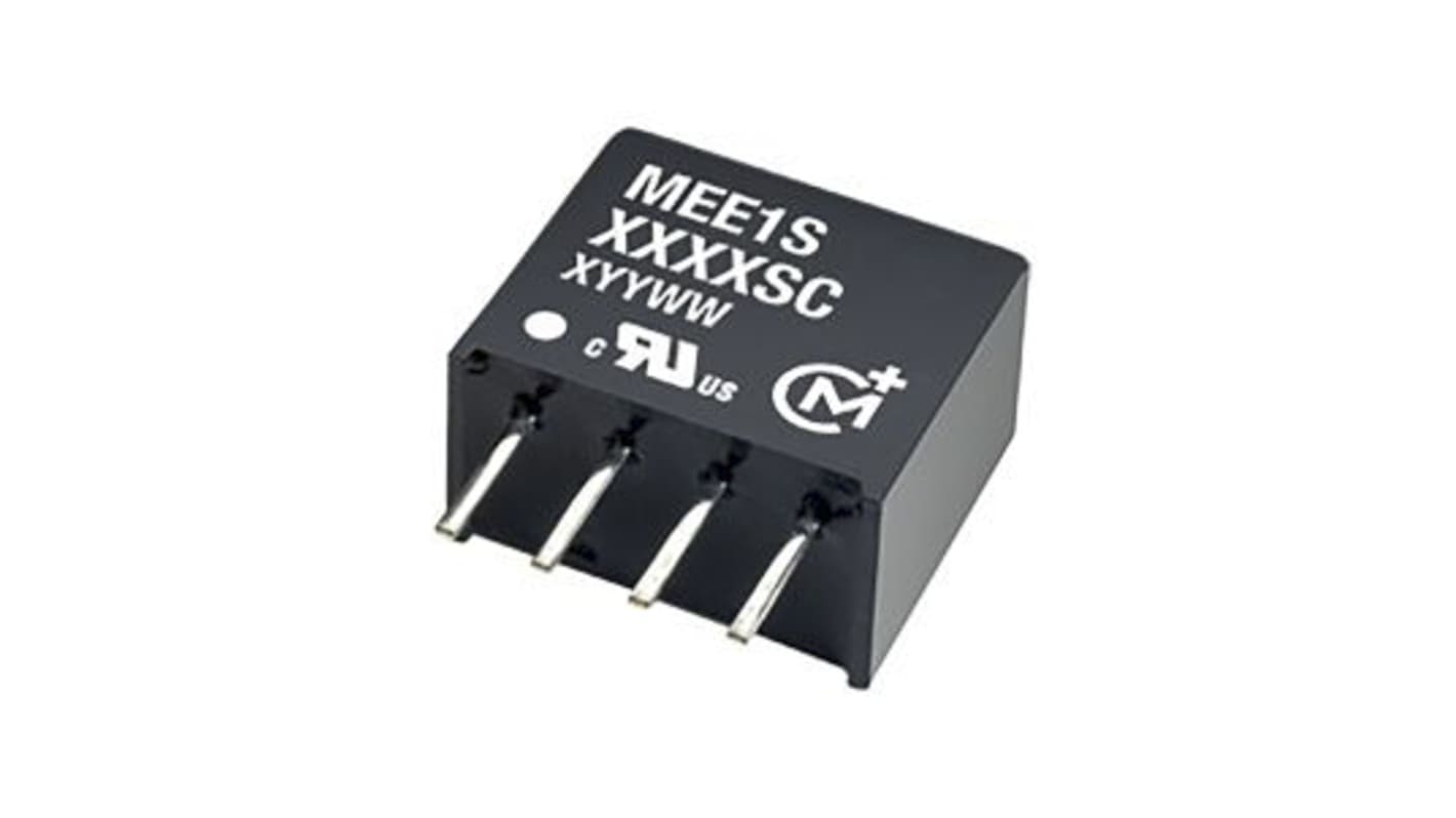 Murata Power Solutions MEE1 DC-DC Converter, 3.3V dc/ 300mA Output, 2.97 → 3.63 V dc Input, 1W, Through Hole,