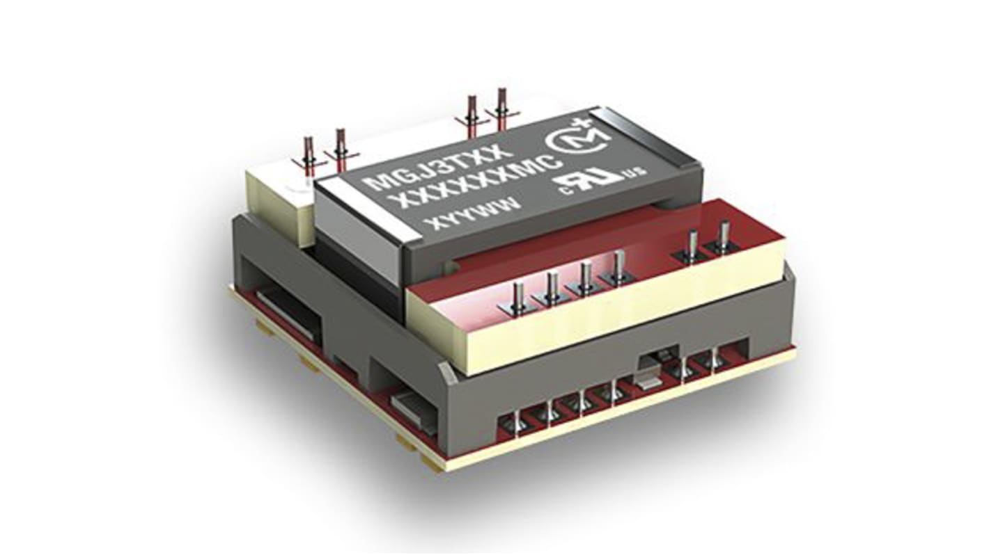 Convertisseur DC-DC Murata Power Solutions, MGJ3, Montage en surface, 3W, 3 sorties, 5 V dc, 15V c.c., 120mA