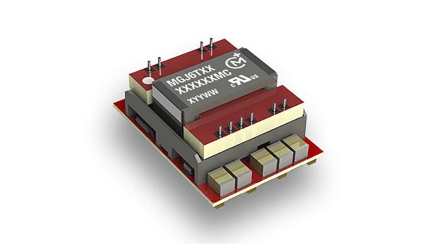 Convertitore c.c.-c.c. 6W, Vin 4,5 → 9 V c.c., Vout 5 V dc, 15V cc, 5.2kV cc