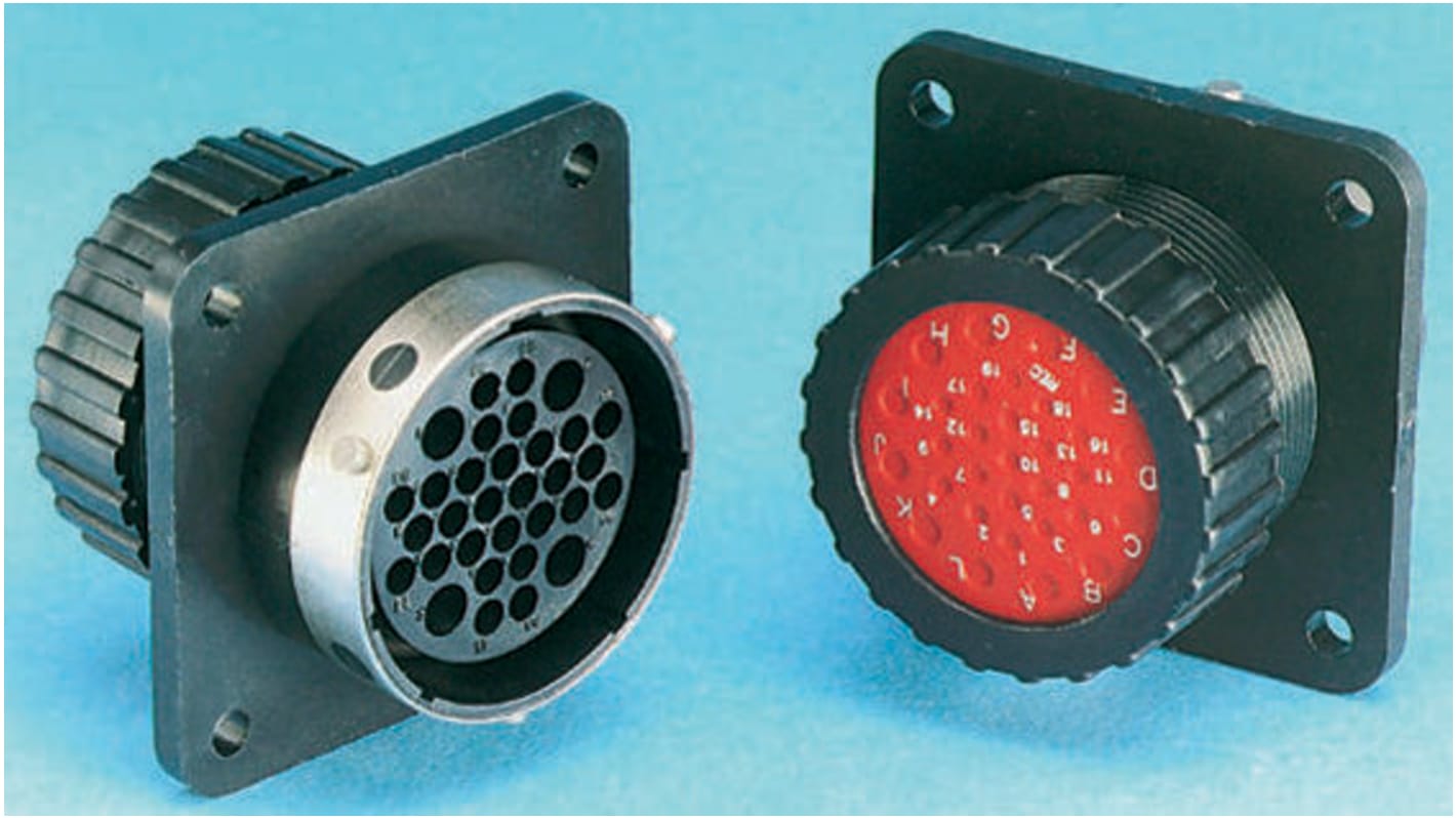 1929000078 ITT Cannon Circular Connector, 19 Contacts, Panel Mount