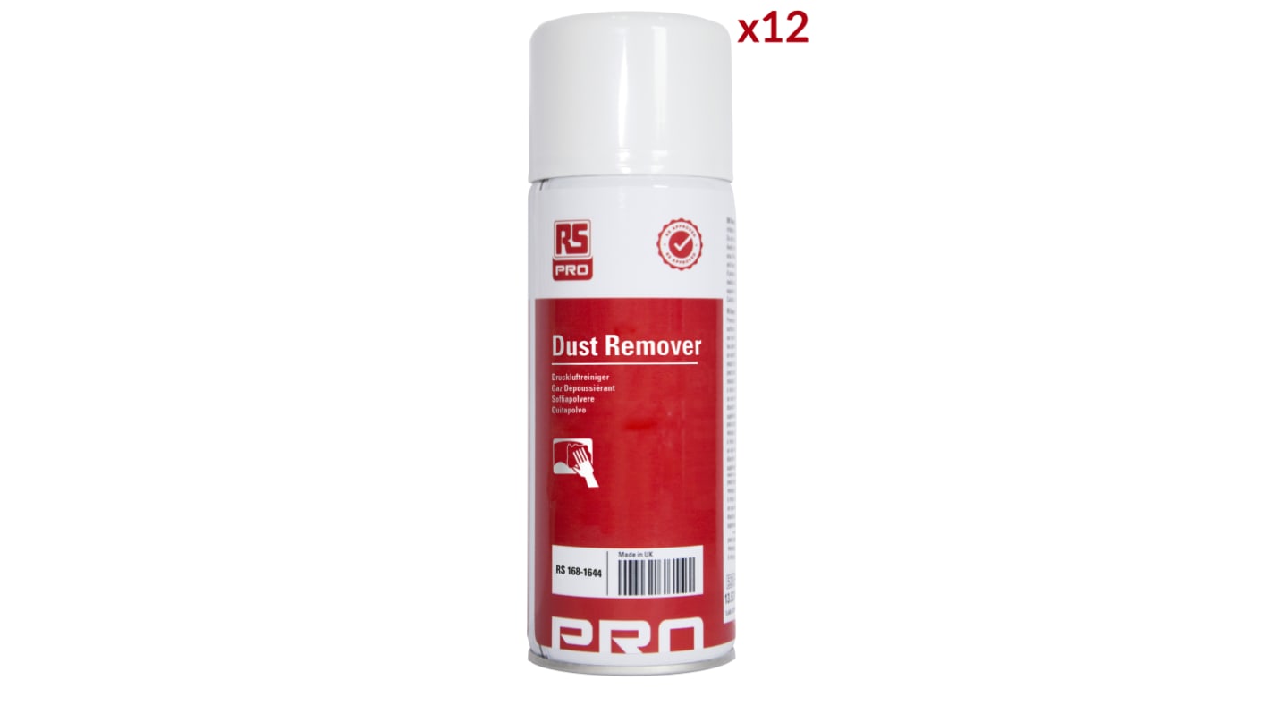 RS PRO Air Duster, 12 x 400 ml