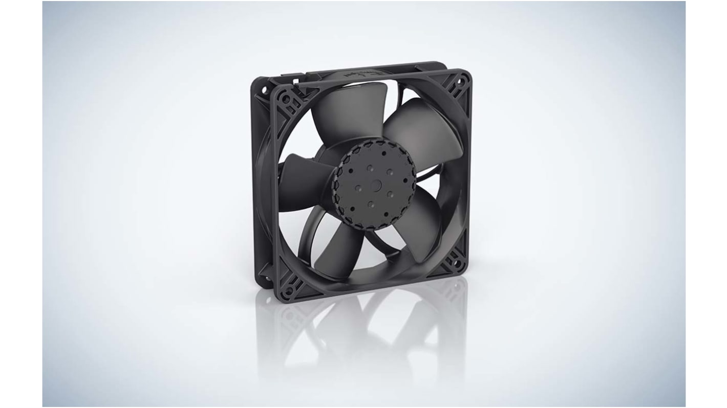 ebm-papst 4300 N - S-Panther Series Axial Fan, 24 V dc, DC Operation, 9.8W, IP20, 119 x 119 x 32mm