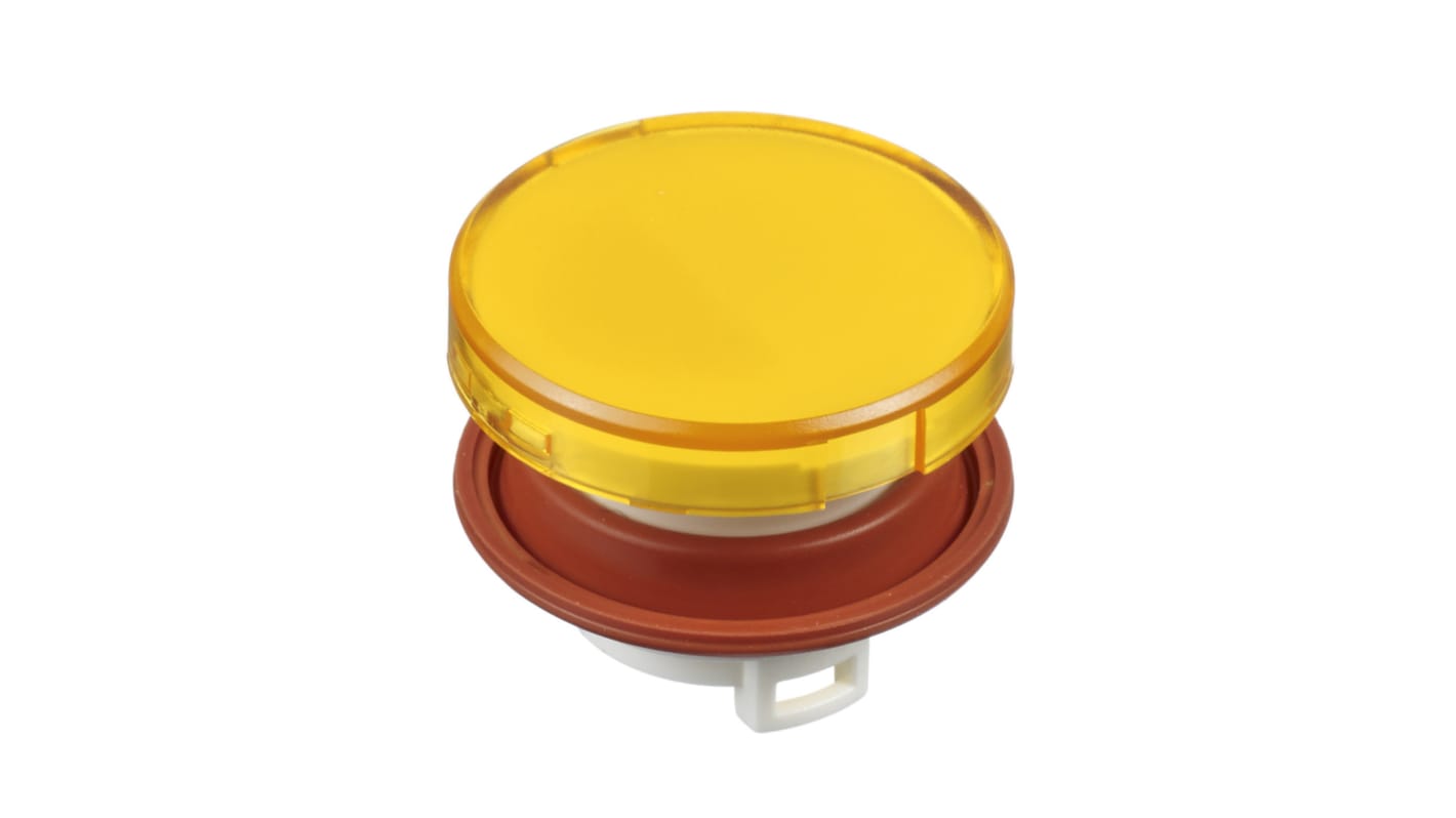 Idec HW Series Yellow Flush, 22mm Cutout