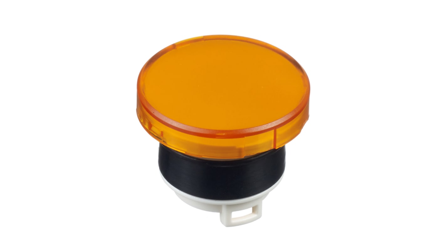 Tête de voyant lumineux Orange Idec, série HW, diam. découpe 22mm, IP65