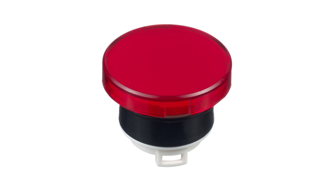 Tête de voyant lumineux Rouge Idec, série HW, diam. découpe 22mm, IP65