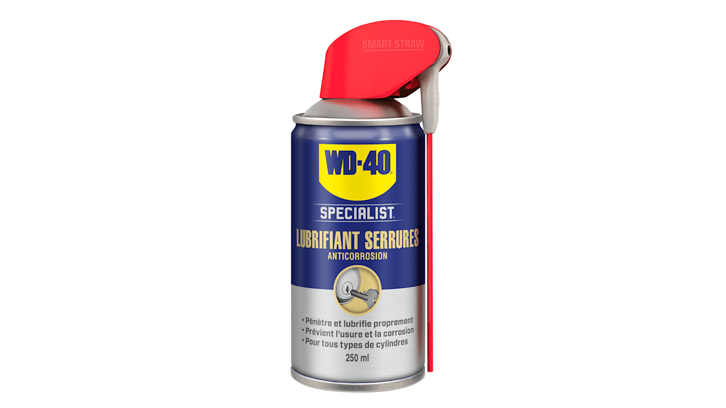 Lubrifiant serrure WD-40 Spray Double Position, Aérosol 250 ml