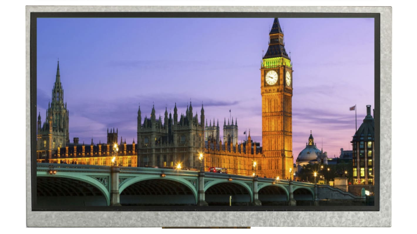 Midas MCT070WCA0C1W800480LML TFT LCD Colour Display / Touch Screen, 7in, 800 x 480pixels