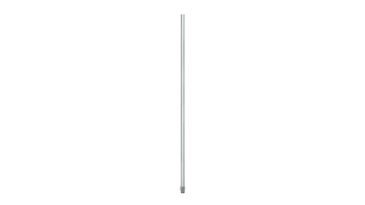 Patlite Silver Threaded Pole for use with LR, SL, SK, SF, NE-A, NE-IL Series