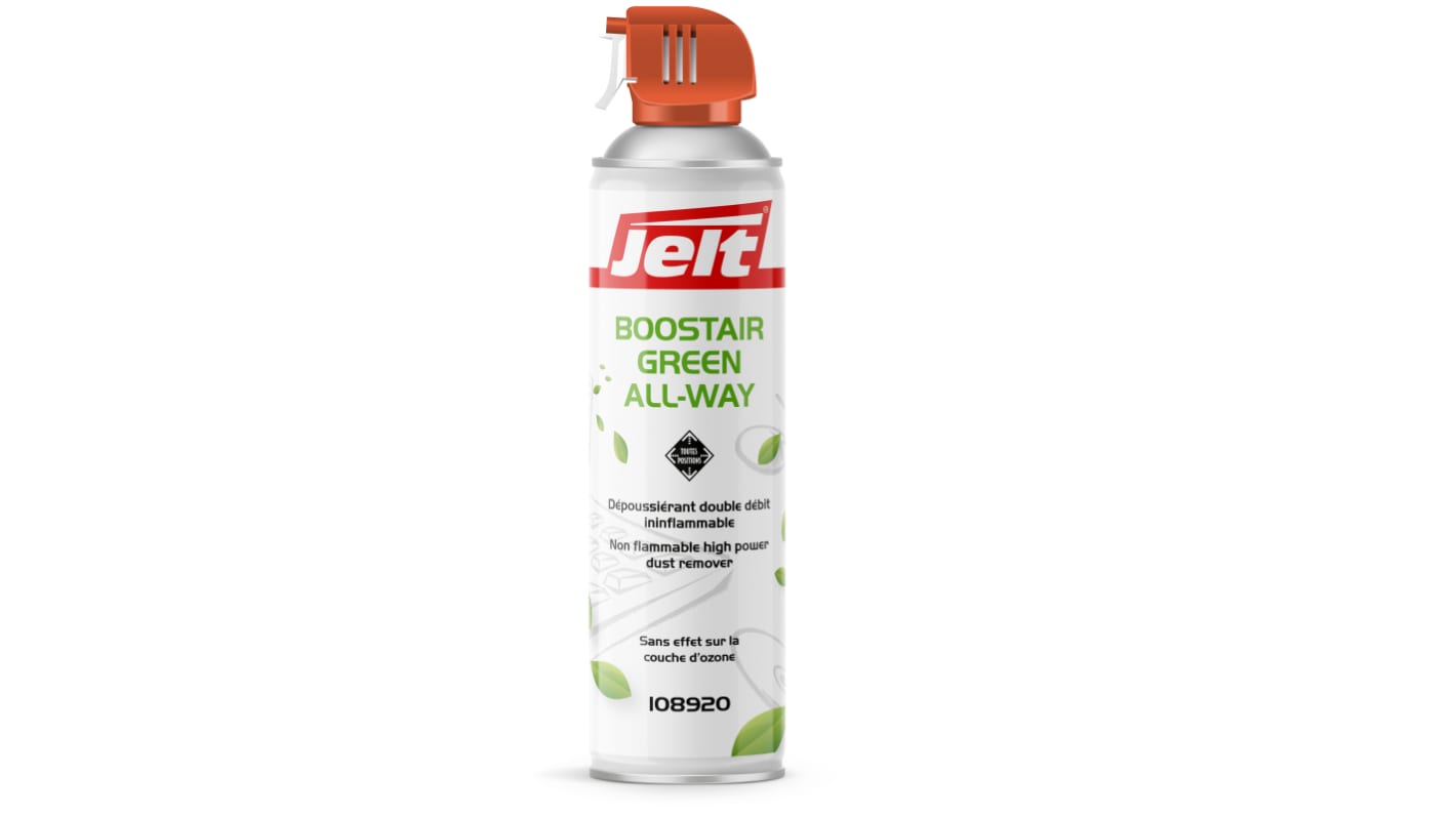 Gaz dépoussiérant Jelt BOOSTAIR GREEN ALL WAY 300 g/650 ml Formulé au HFO