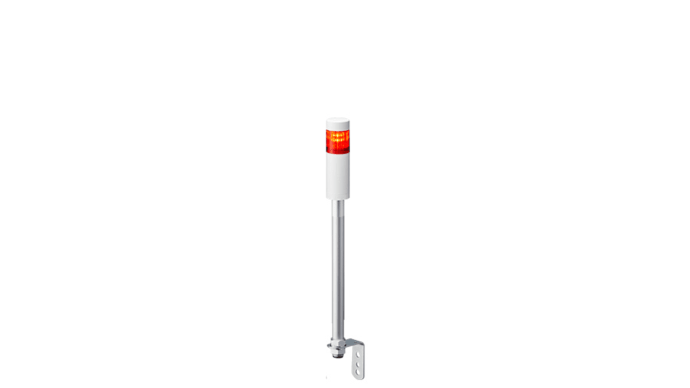 Columna de señalización Patlite LR4, LED, con 1 elemento de color, 24 V dc