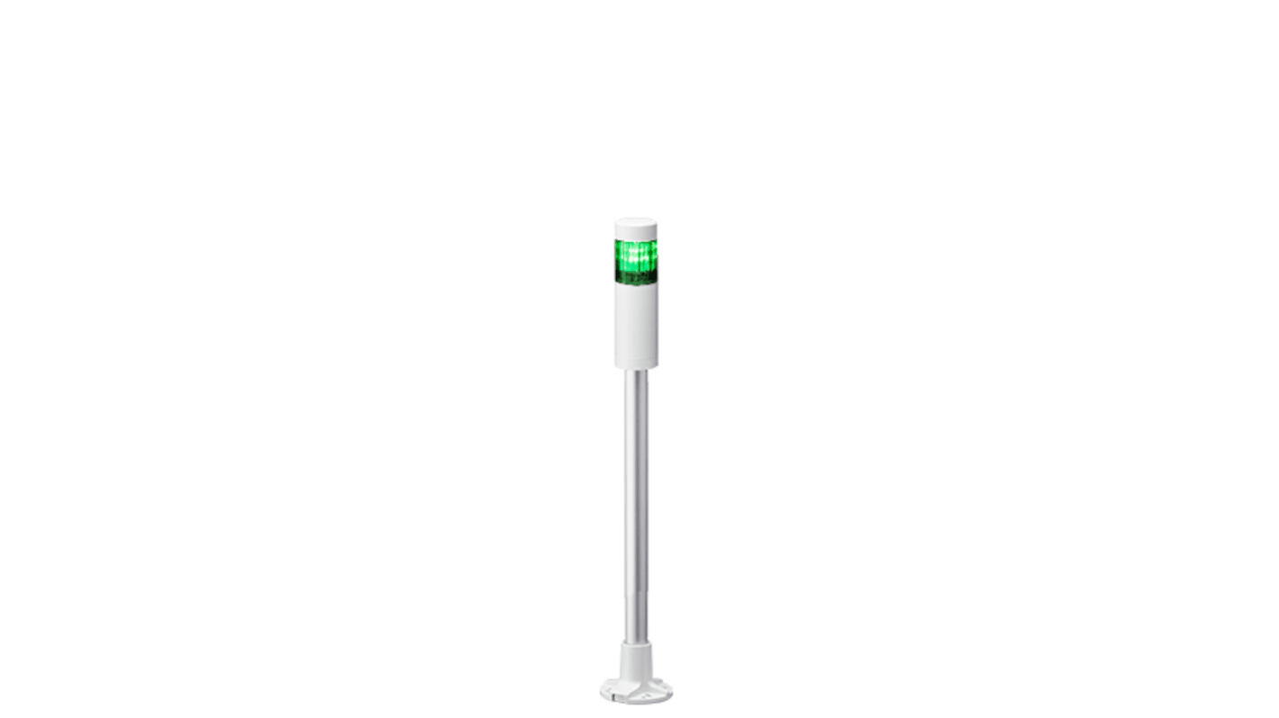 Columna de señalización Patlite LR4, LED, con 1 elemento de color, 24 V dc