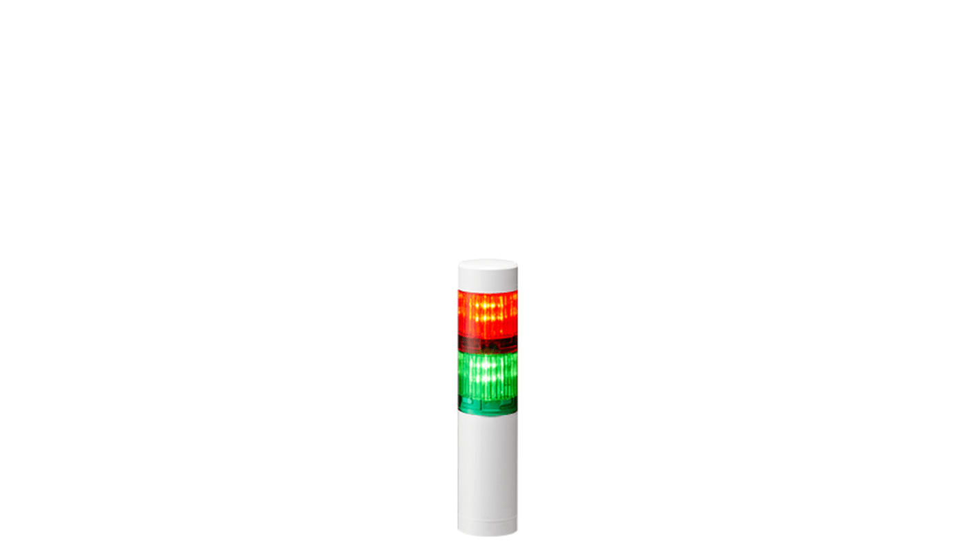 Colonnes lumineuses pré-configurées à LED Feu Fixe, Coloré, série LR4, 24 V c.c.