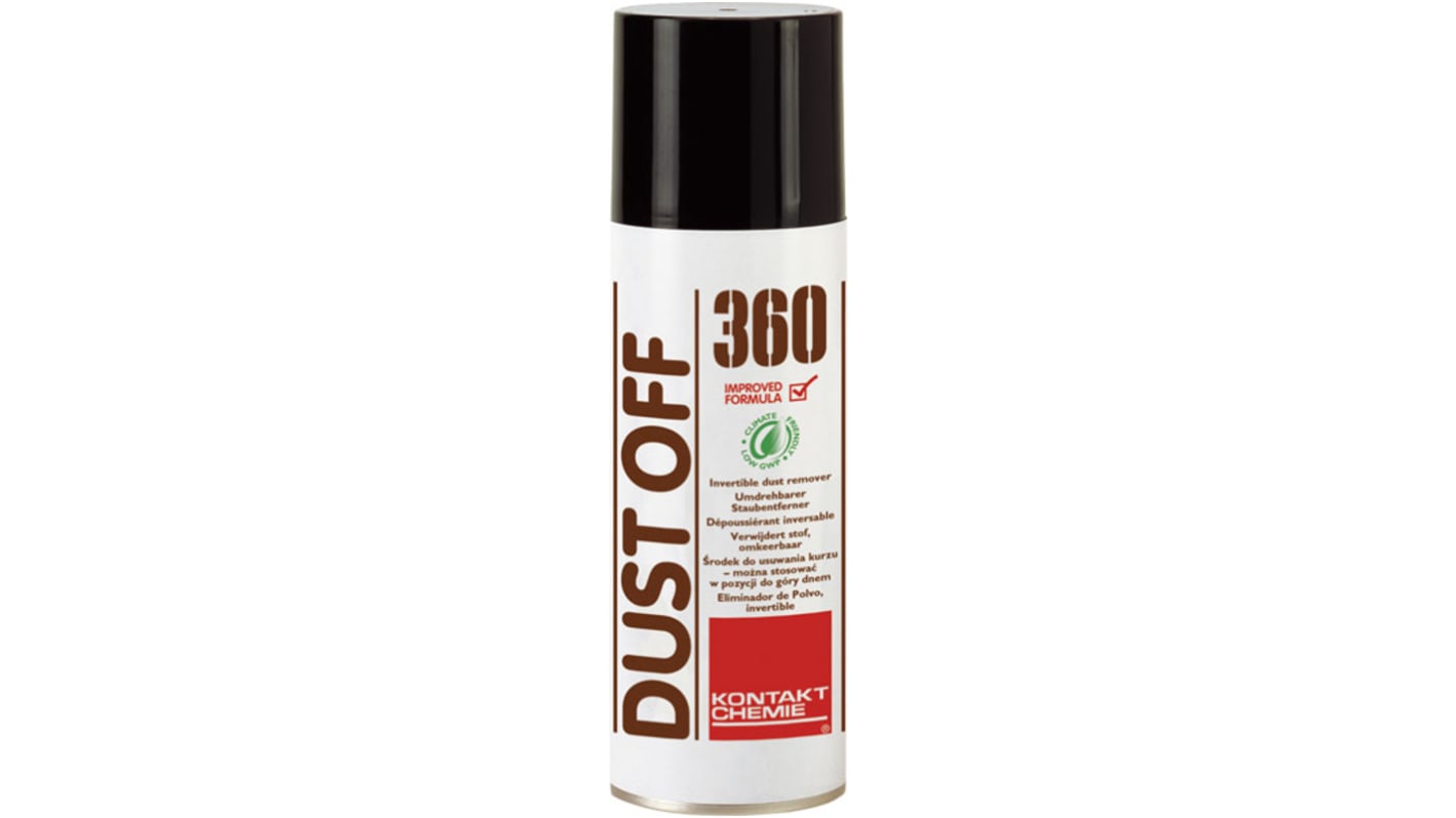 CRC 33162 Invertible DUST OFF 360 Air Duster, 200 ml