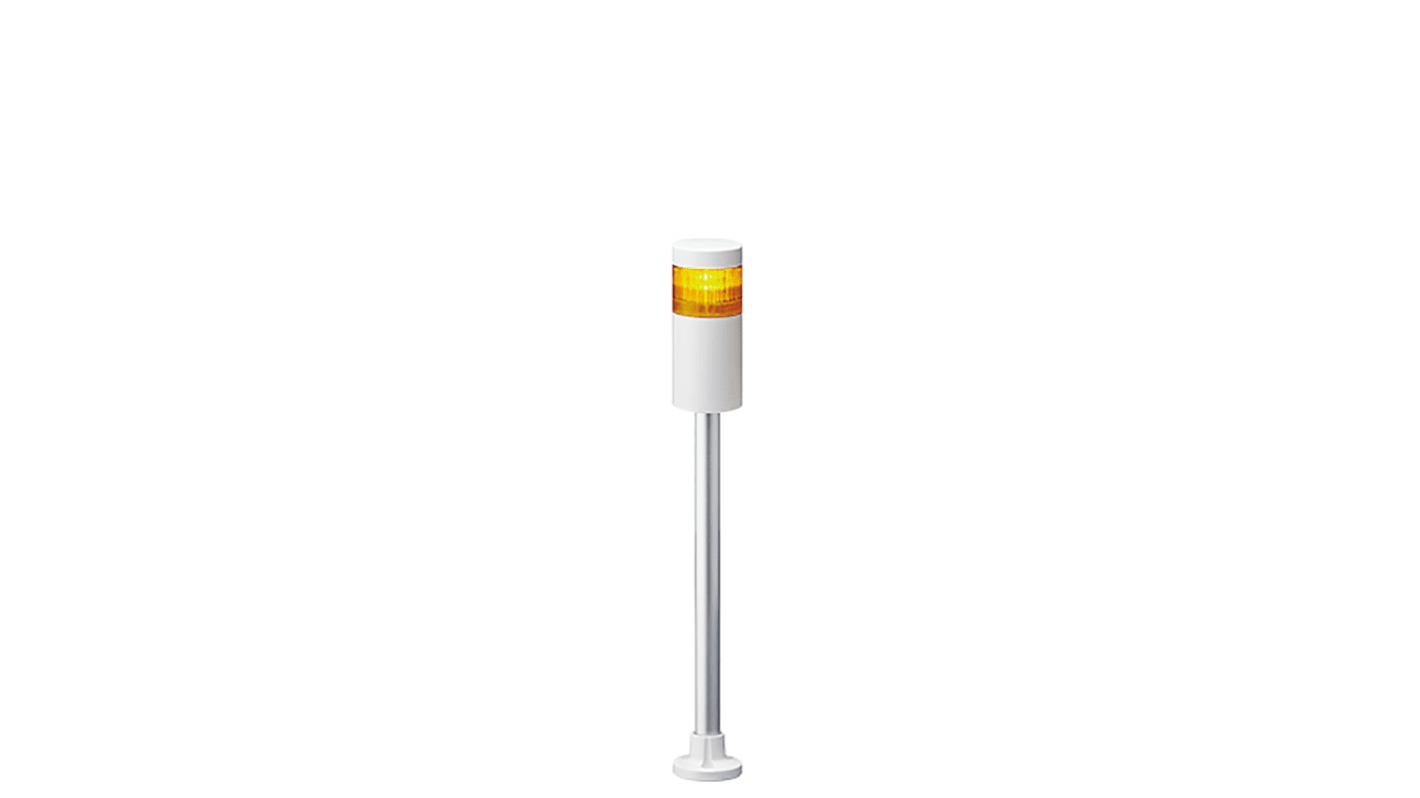 Columna de señalización Patlite LR6, LED, con 1 elemento de color, 24 V dc