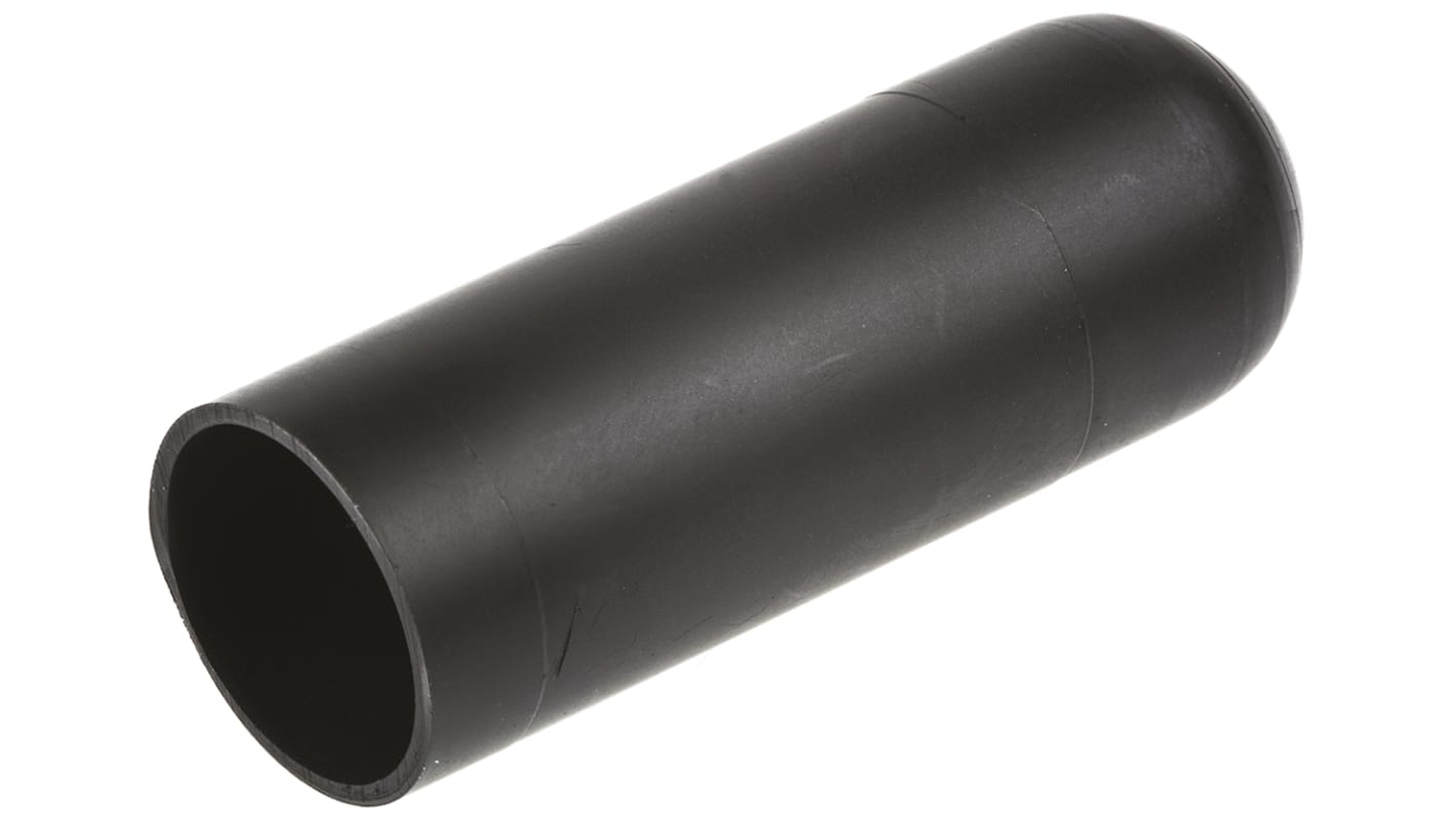 Capuchón termoretráctil TE Connectivity, forrado con adhesivo, de Poliolefina semi-rígida Negro, Ø en reposo 15.2mm, Ø