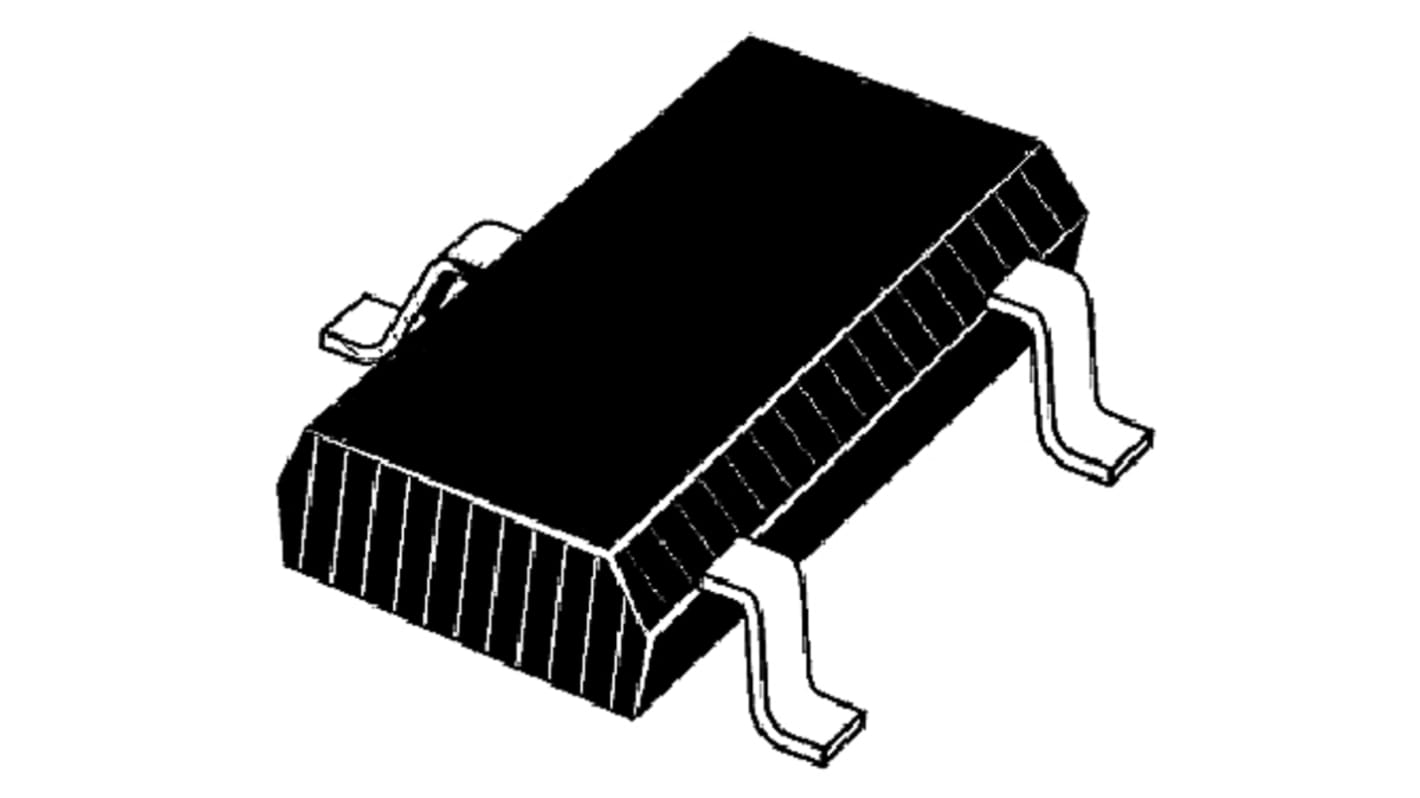 MOSFET Infineon, canale P, 2,2 Ω, 360 mA, SC-59, Montaggio superficiale