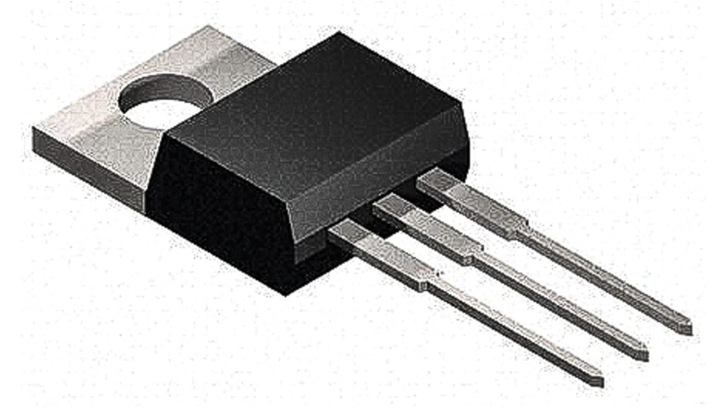 MOSFET Infineon, canale N, 7,7 mΩ, 100 A, TO-220, Su foro