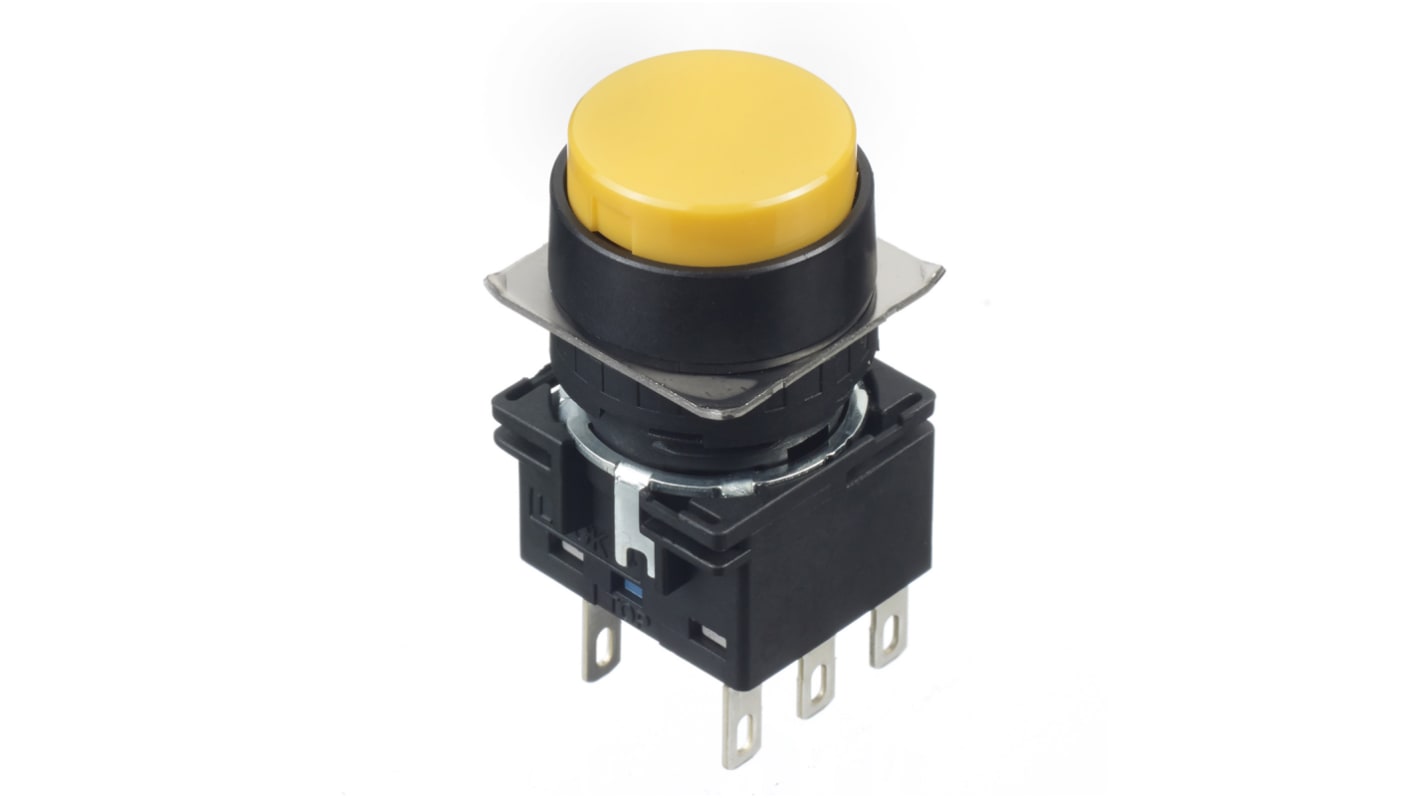 Idec Yellow Round Push Button Switch