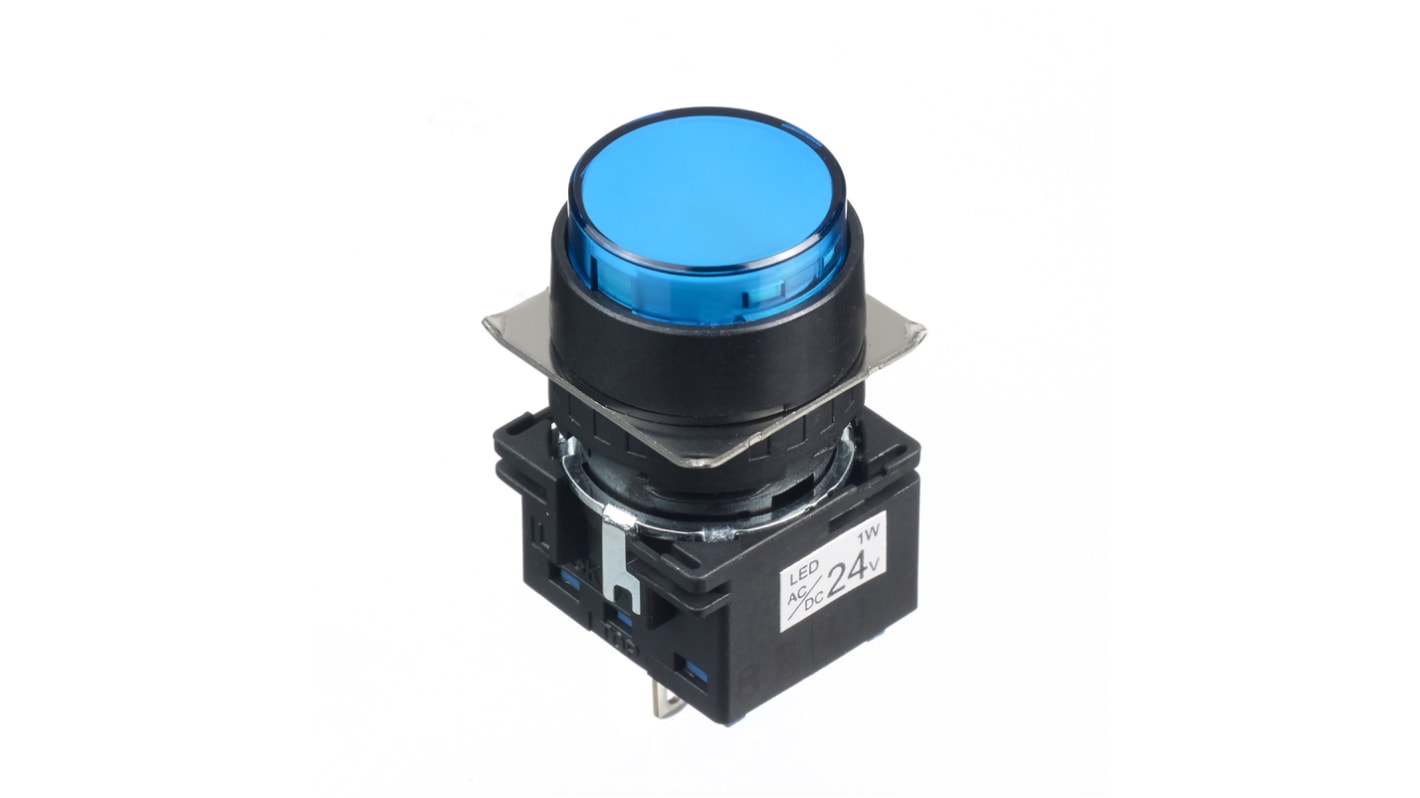 Idec Blue Round Push Button Switch