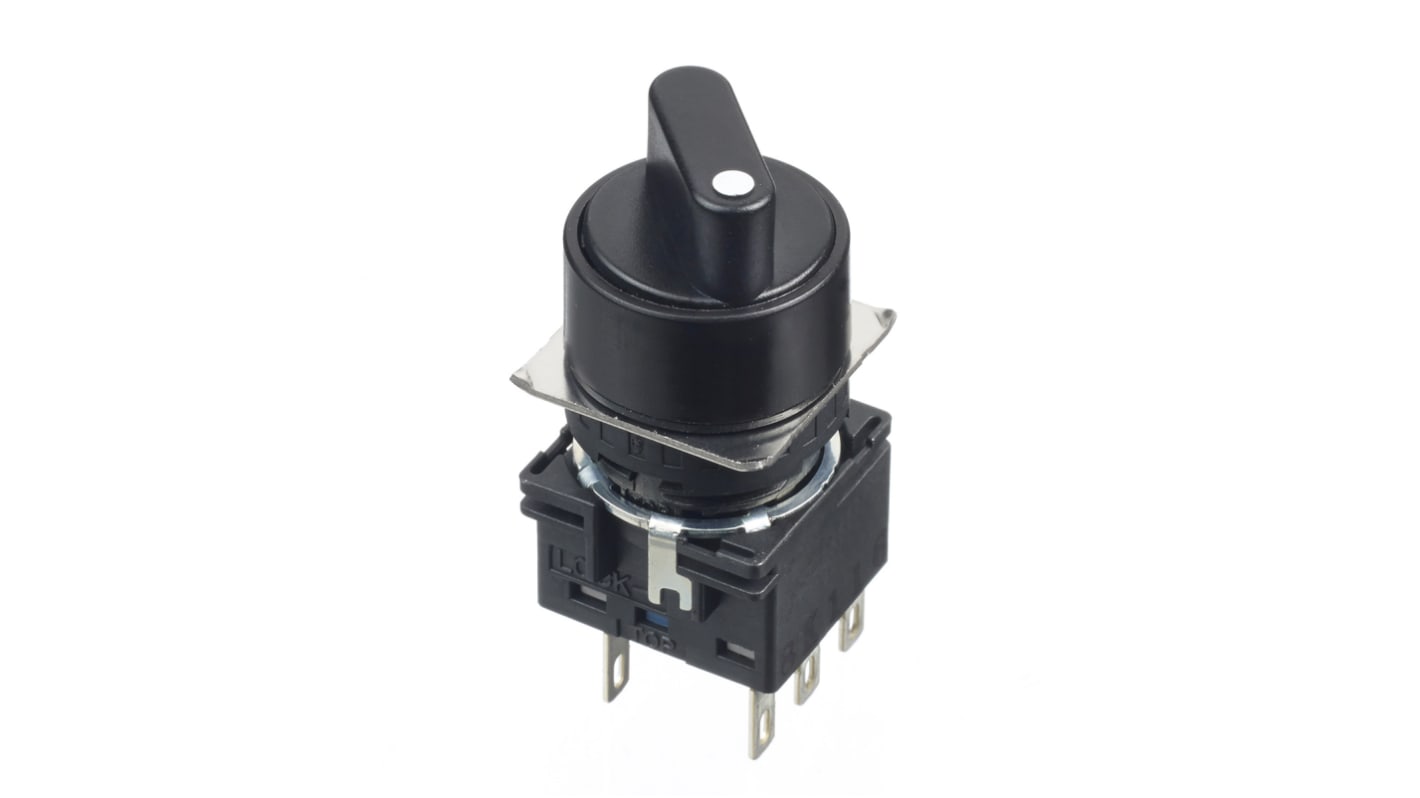 Idec Black Round Push Button Switch