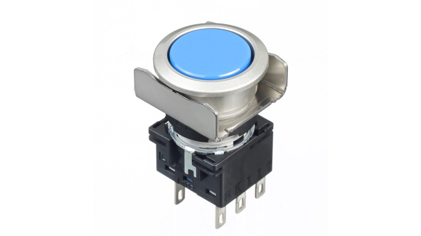 Idec Blue Round Push Button Switch