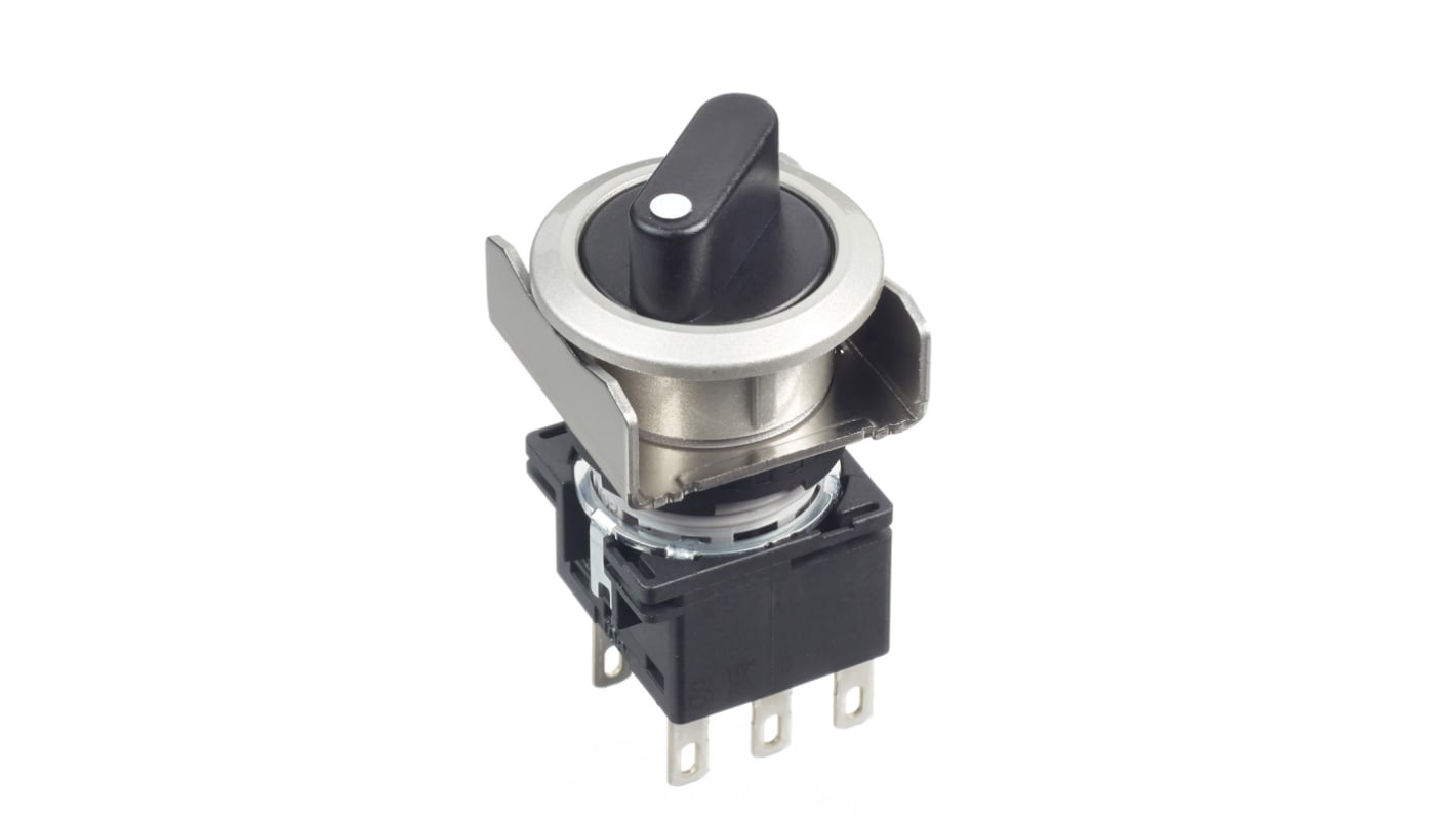 Idec Black Round Push Button Switch