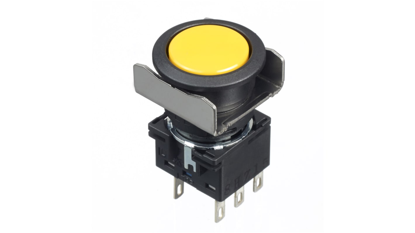 Idec Yellow Round Push Button Switch