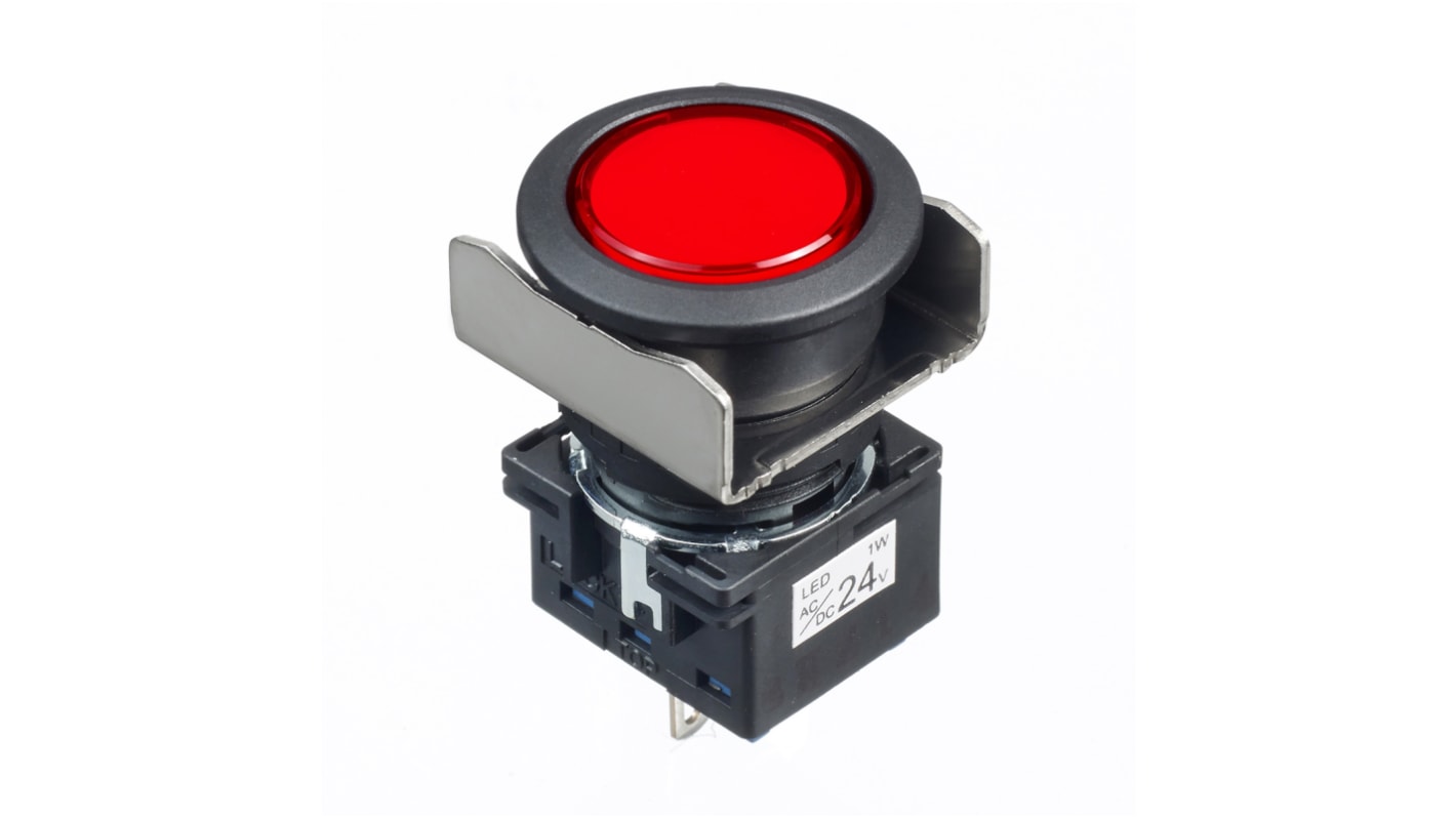 Idec Red Round Push Button Switch